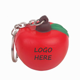 Apple Shaped Stress Reliever Key Chain