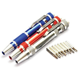 8 in 1 Aluminum Screwdriver Kit