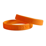 Debossed Silicone Wristband