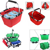 Folding Shopping Picnic Basket