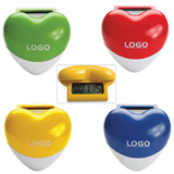 Heart-Shaped Solar Pedometer