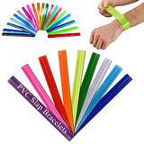 PVC Slap Bracelets