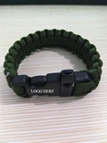 Paracord Survival Bracelet With Plastic Buckle