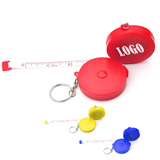 Retractable Round Tape Measure Key Tag