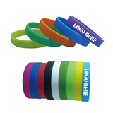 Silkscreen Silicone Bracelet Wristbands