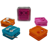 Silkscreen Silicone Earphone Storage Box & Case